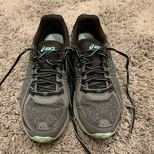 ASICS Black and Gray Athletic Shoes